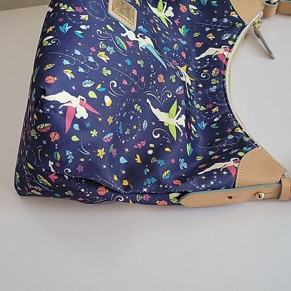 Dooney & Bourke Navy Blue Hobo Bag with Fairy Print - Picture 4 of 16